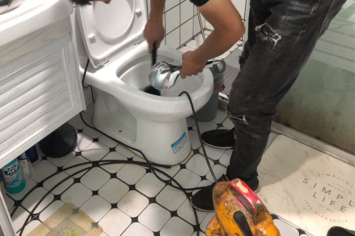 锦山镇疏通下水道