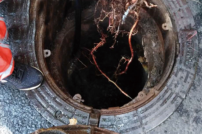 锦山镇管道预处理